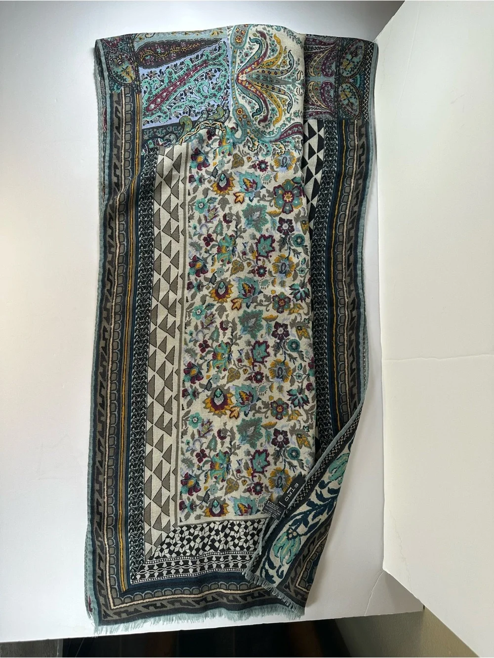 ETRO milano Floral Pattern scarf